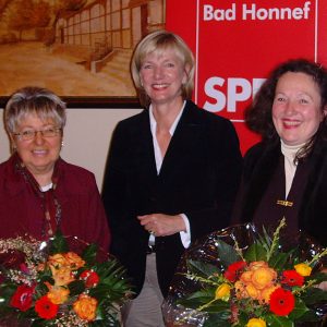 Wally Feiden, Annette Stegger, Renate Hendricks, MdL