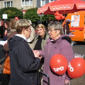 Wally im Wahlkampf